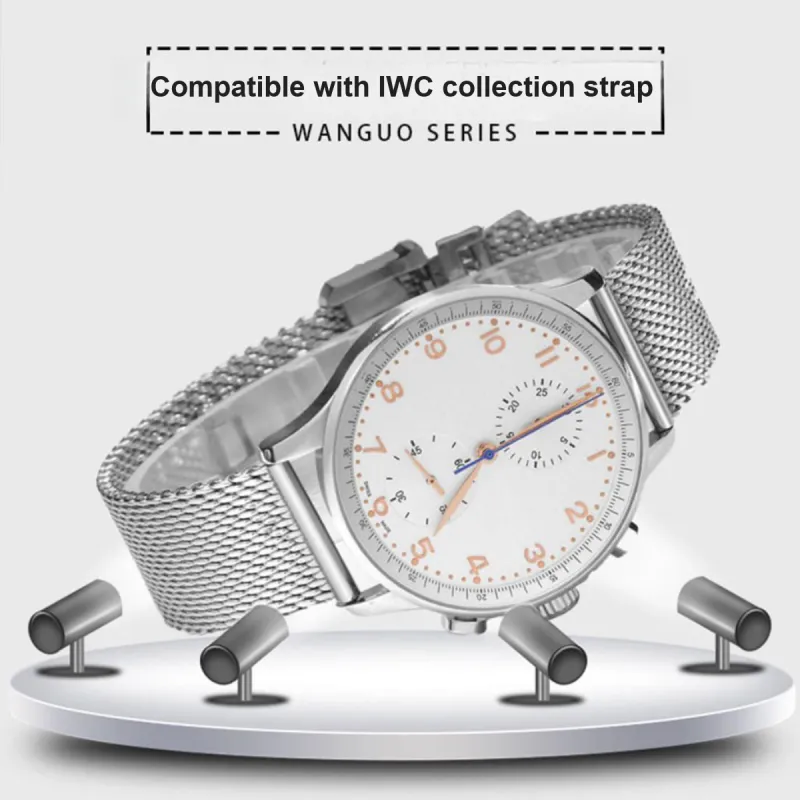 SHIRUI Breguet Phénix Hand Compatibility Watch Band 125 Stainless Steel Material-5
