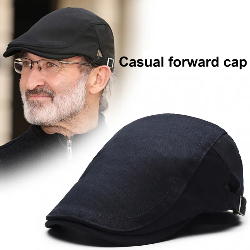 Top Melon Polyester Berets Men's-5