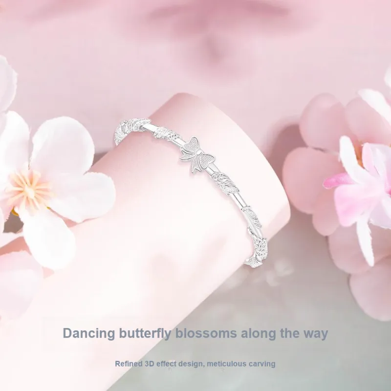 NUSQ Sterling Silver Bangles Women's-1