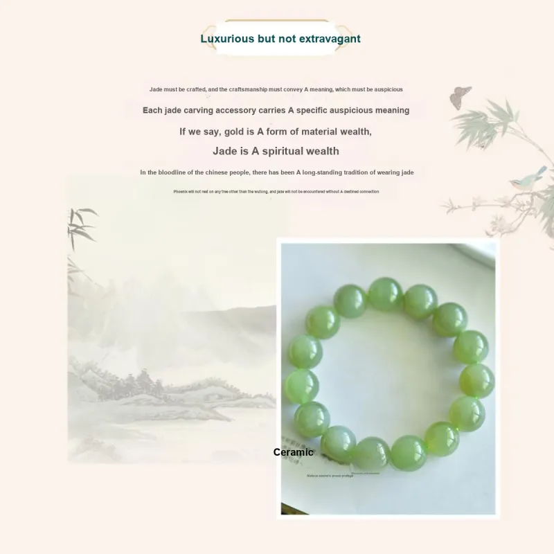 LAOMIAO Bracelets Green Jade Women's-3