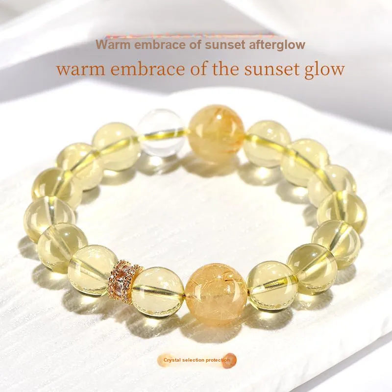 Atsuyama Crystal Jade Bracelets Unisex-2
