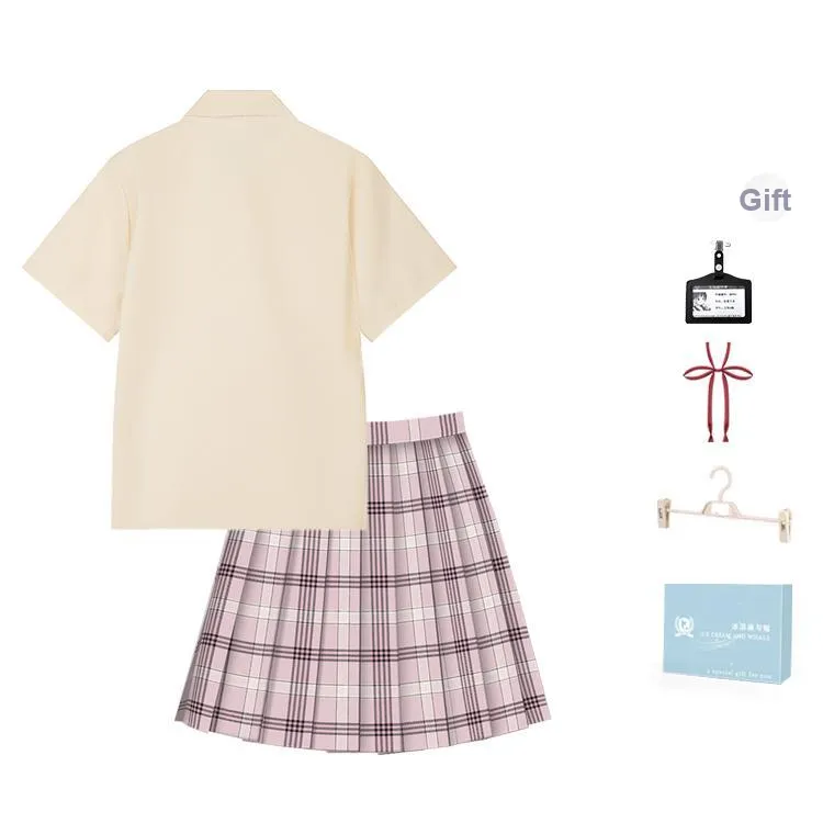 Ice Cream And Whale Summer JK Uniform Set Women's Gift Box Set-1