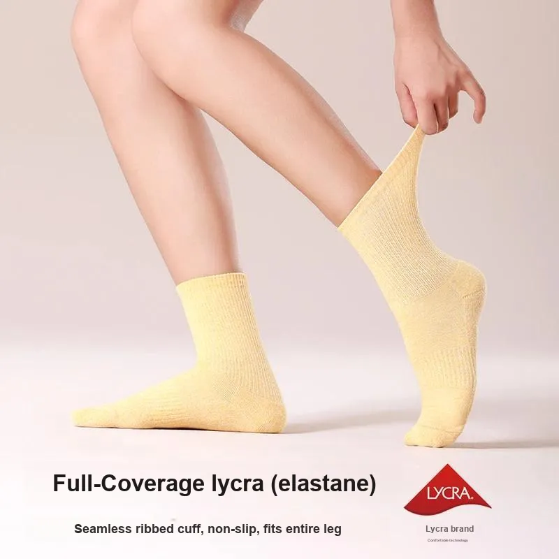MOJICUSHERCO Mid-Calf Socks Women's Shopping Bag 1 Pack-27