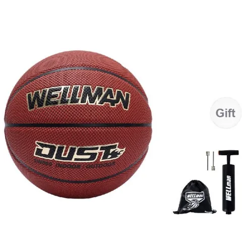 WELLman SW700 PU Basketball Brown Red Size 7 Ball Training Unisex