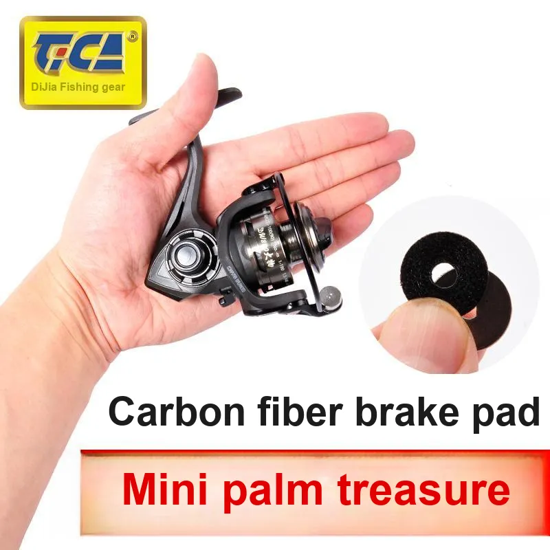 Dega Fishing Line Reel Stainless Steel Carbon Fiber Front Unloader Spinning Wheels-3