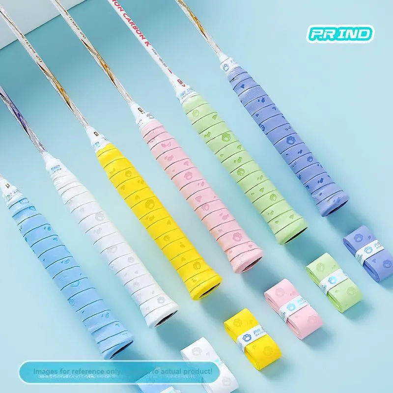 P.R IND Badminton Grip Tape Multicolor PU Polyurethane Thin 2.5cm*0.7mm*110cm-34