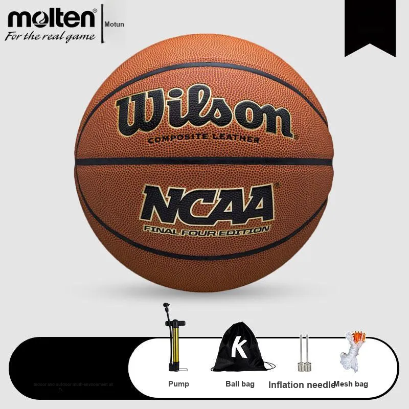 Wilson PU Basketball Red Brown Size 7 Training Unisex-2