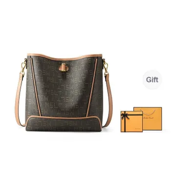 MashaLanti PVC Mom Commuter Bag, Crossbody Bag Regular Women's Coffee & Tea Brown