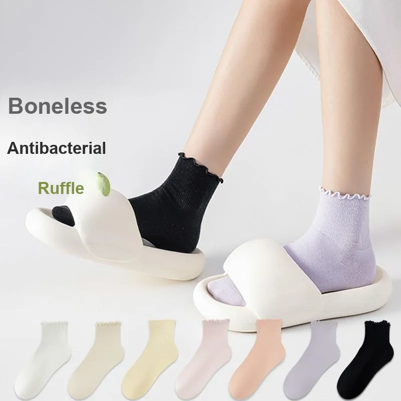 MIIOW Mid Calf Socks Women's 6 Pack-6