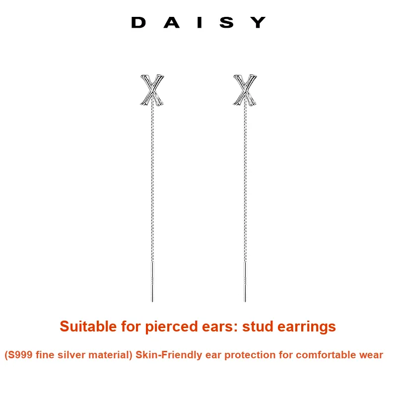 Daisy Dream Full Sterling Silver Earrings Women's-2