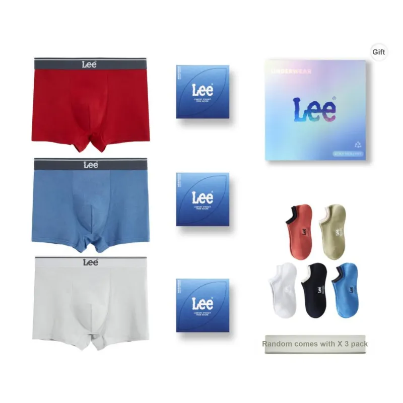 Lee Underpants Men's Combo Set Gift Box Set-7