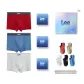 Box 3 Pack (Gray+Red+Blue)+Comes with 3 Pack Random Socks