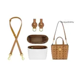 DuPont Paper Liner *Wear-Resistant* Crossbody Fine Shoulder Strap Three-Piece Set Brown