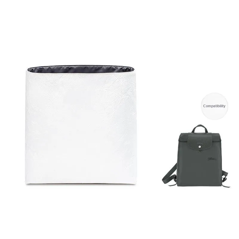 FANJI DuPont Paper Liner Bag For Organizing And Storage Unisex Steamed Chestnut/Meteorite Gray/Peach Pink-3