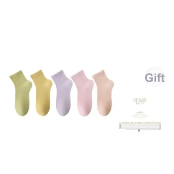 XIA.WA.ZHI.XIU Ankle Socks Women's Box 5 Pack