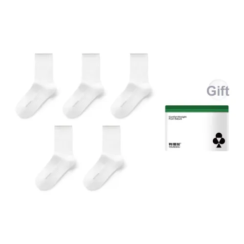 YOUKESHU Носки Crew Женские Сумка для покупок 5 пар