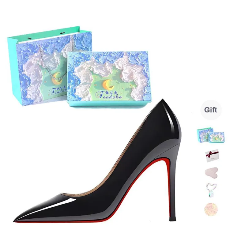 Feo Dvke Slim Heel High Heels 9cm 7cm Women's Gift Box Set-12