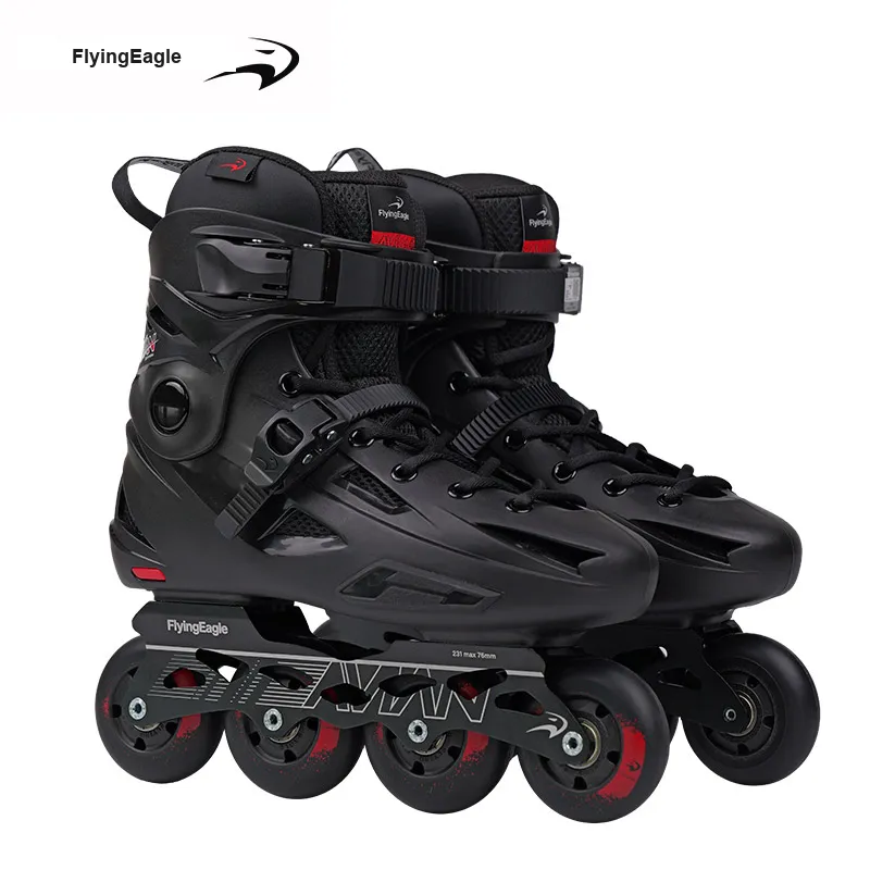 FLYING EAGLE Inline Skates Unisex Black-8