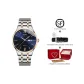 Gold Steel Band Blue Dial
