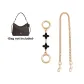 Black Four-Leaf Clover Extender Chain 15cm+Decorative Chain 47cm