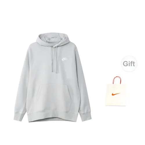 Nike Sweatshirts Men Light Smoke Gray Sweatshirt+Gift Bag