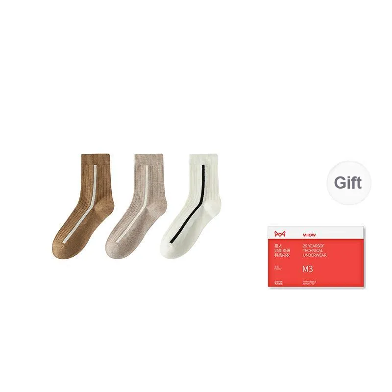 MIIOW Trend Party Series Mid Calf Socks Men's Shopping Bag Combo Set-1