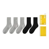 [5 Pack]3 Light Gray+2 Black