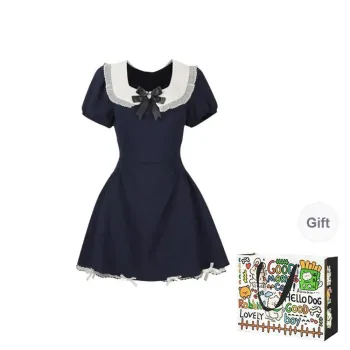OURUOKE Short Sleeved Dress Women's