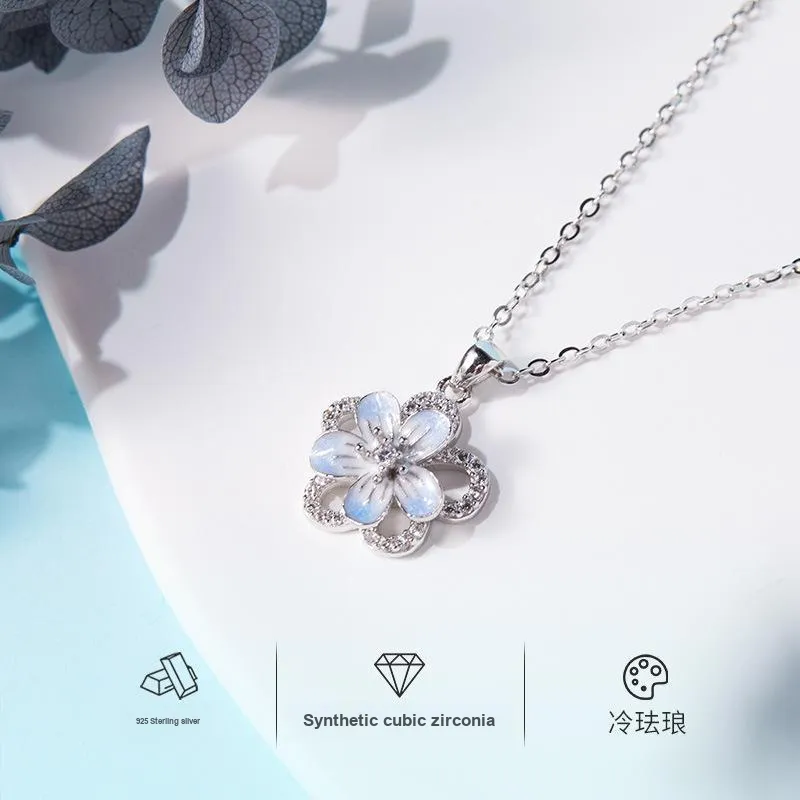 Suddenly Lucky 925 Sterling Silver Necklaces Women's-6