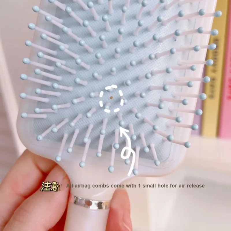 Jingda Soft Tooth Mermaid Color Scheme Airbag Comb Anti Static-5