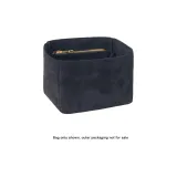 Original Version Velvet Hermes Picotin 18 Side Zip Closure Black[Not Selling Outer Packaging, Only Selling Liner]