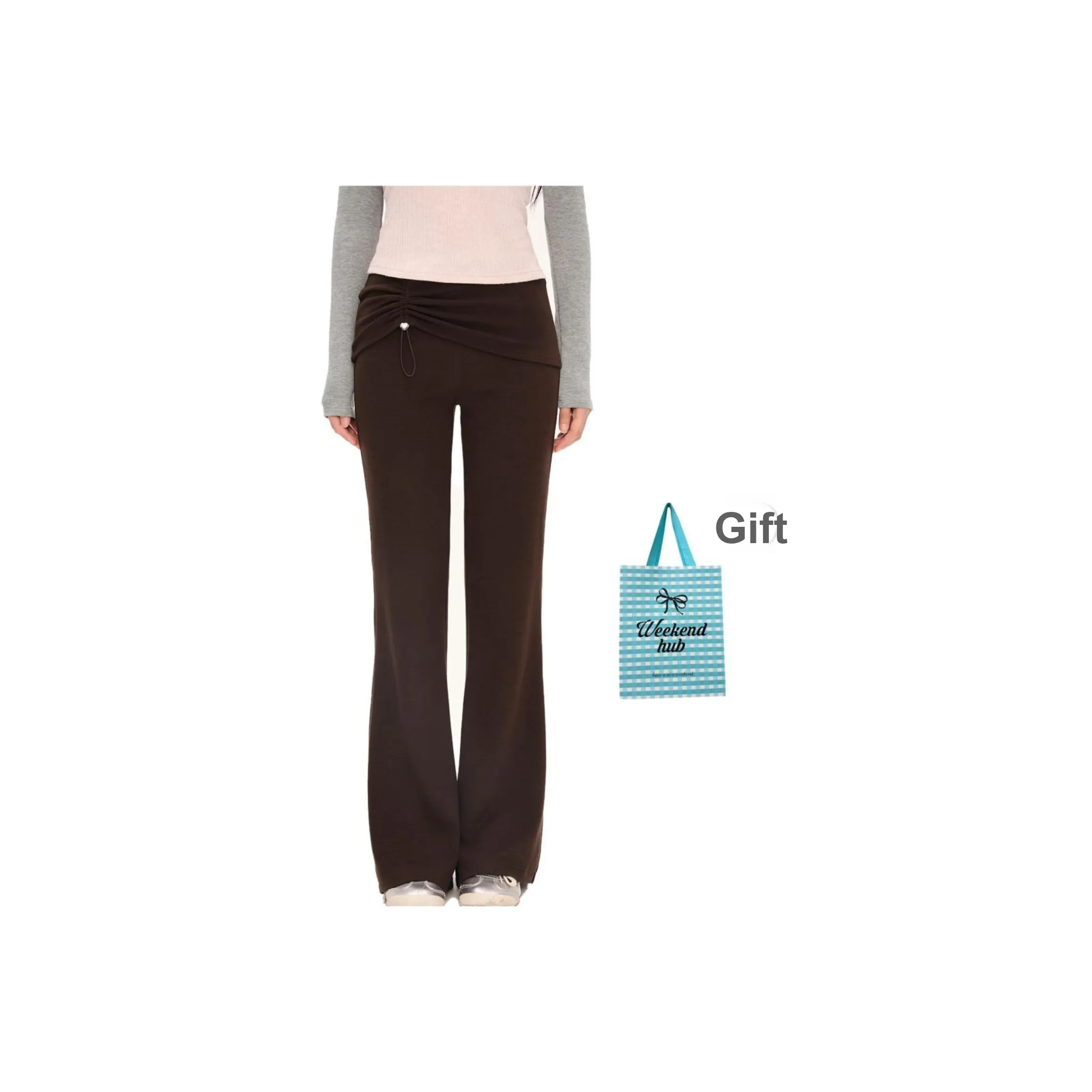 WEEKEND HUB Slim Fit Casual Pants Women's