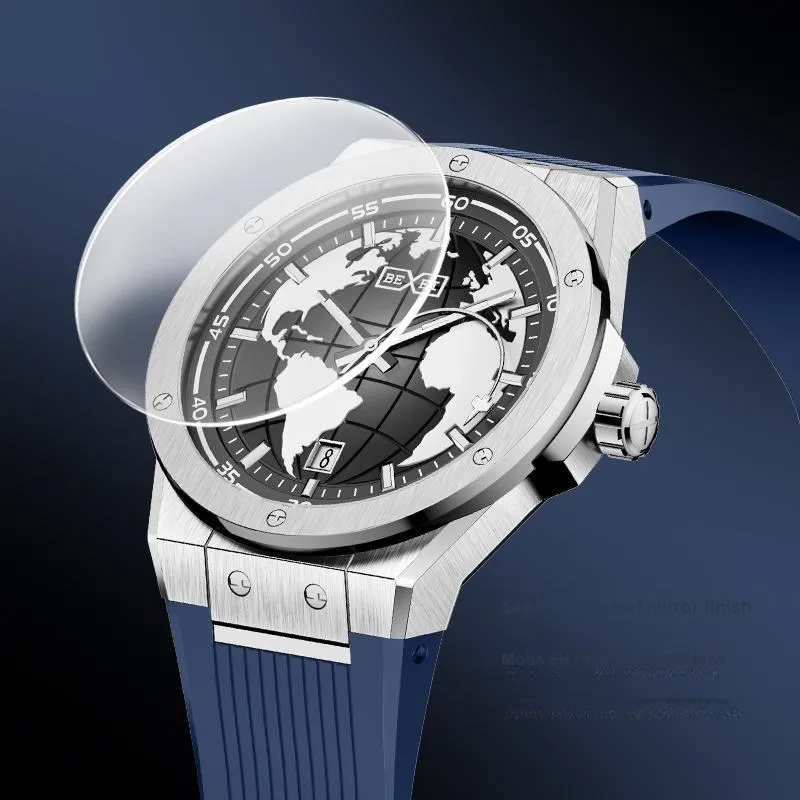 BEXEI J 20 Collection Automatic Mechanical Movement Watch Men's Watches Black Dial-13
