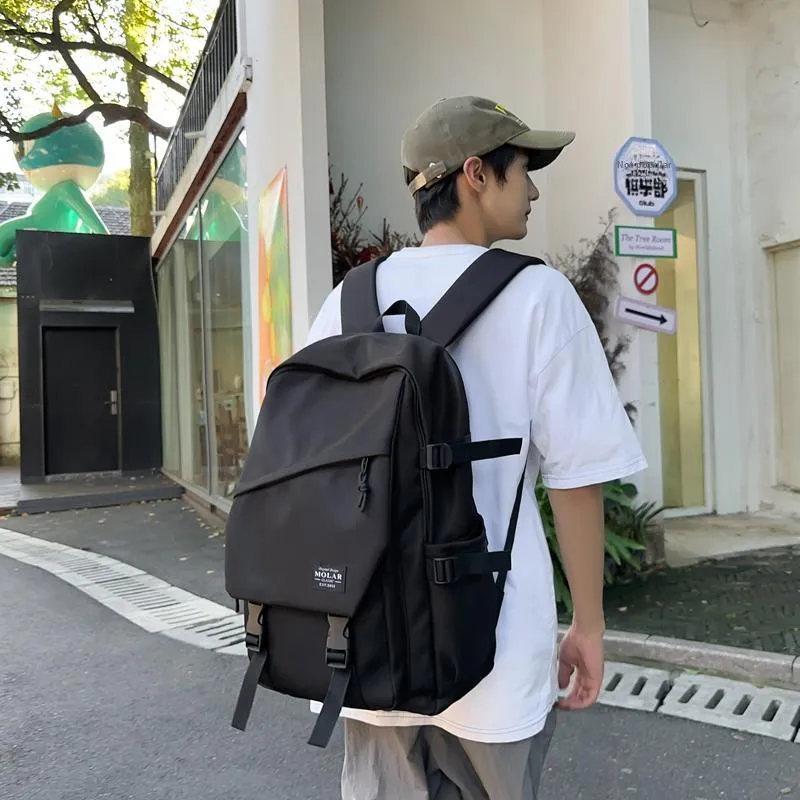 GOBLIN SHARKS 1759 Nylon Backpack Unisex White/Black/Gray/Light Green/Army Green/Red-9