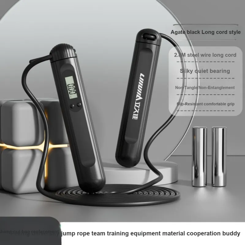 Lijiujia Aerobic Fat Reduction Counting Jump Rope Unisex-1