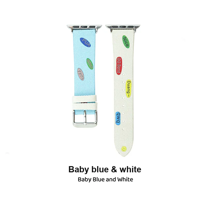 Vobafe Apple Compatibility Watch Band Canvas Material-1