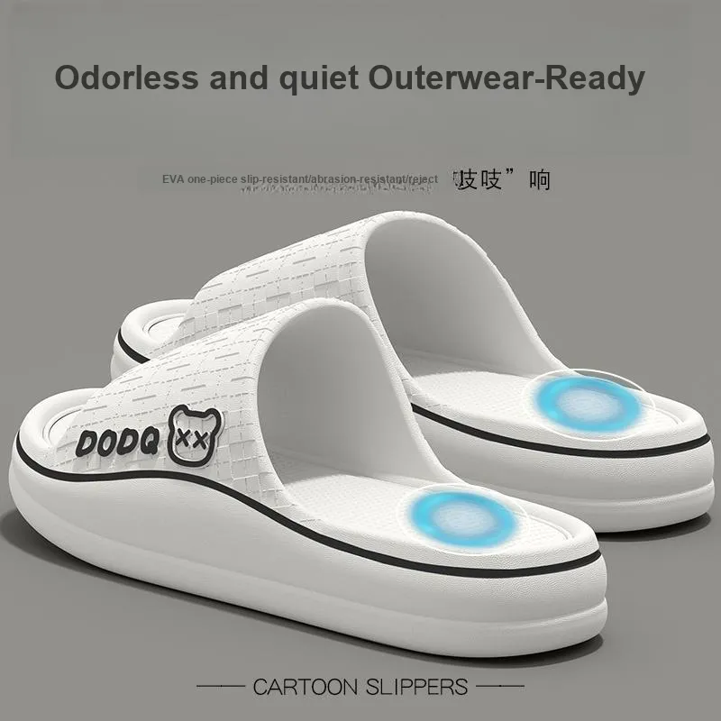 LUNNIFEIYA EVA Indoor All Season All Platform Quiet Squashy And Bouncy Feeling Slip Resistant Home Slippers-9