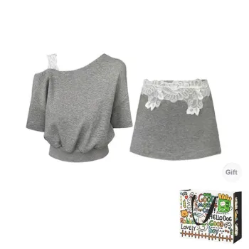 HAPG Two Piece Skirt Sets Women's