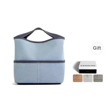 Cthulhu Denim Denim Basket Bag Fashion Handbag Shoulder Bag Crossbody Bag Women's Blue
