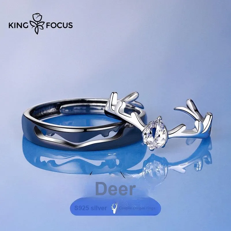 KINGFOCUS S925 Silver Rings Unisex-7