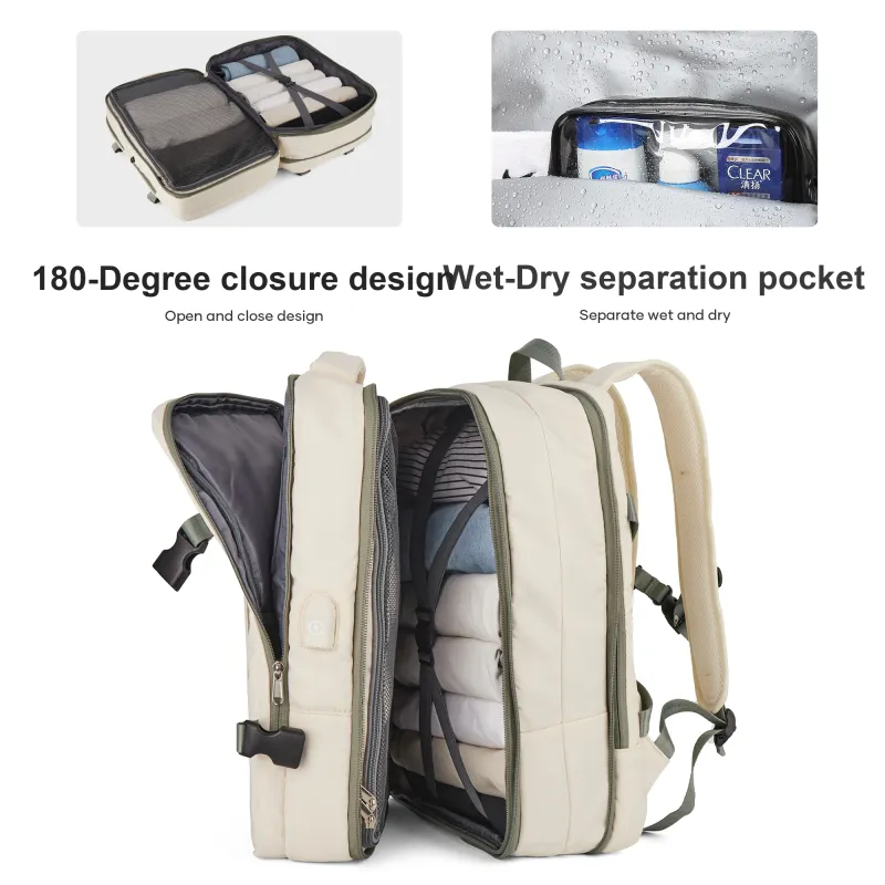 QING QI ZHE Fabric Travel Bags Backpack Regular Unisex Multicolor-38