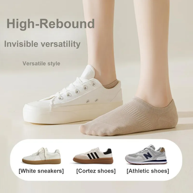 XXLLG No Show Socks Women's 5 Pack-8