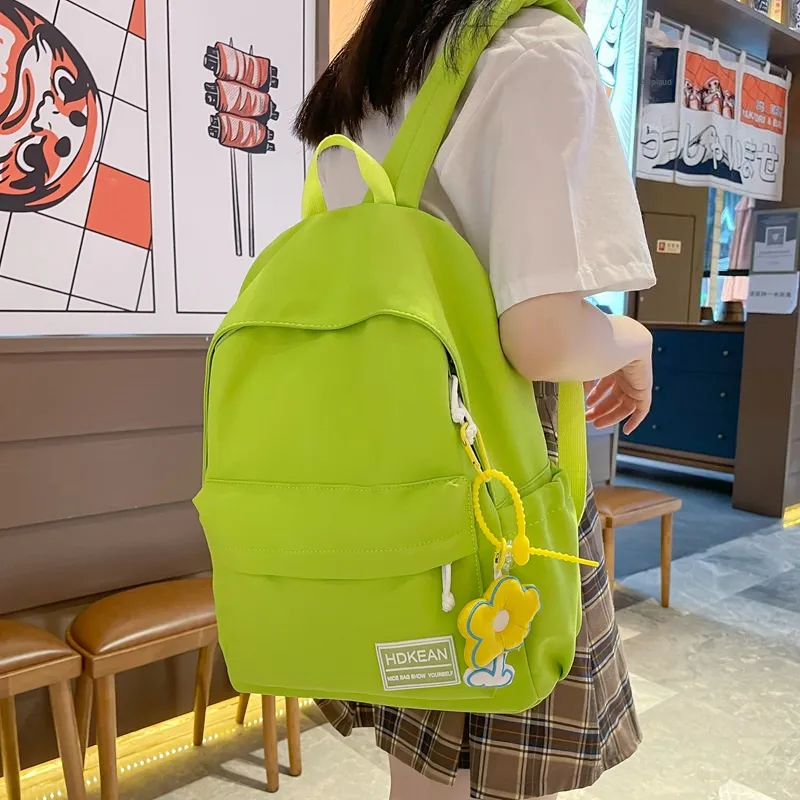 BAODIDAISHU Nylon Backpack Regular Unisex Multicolor-2
