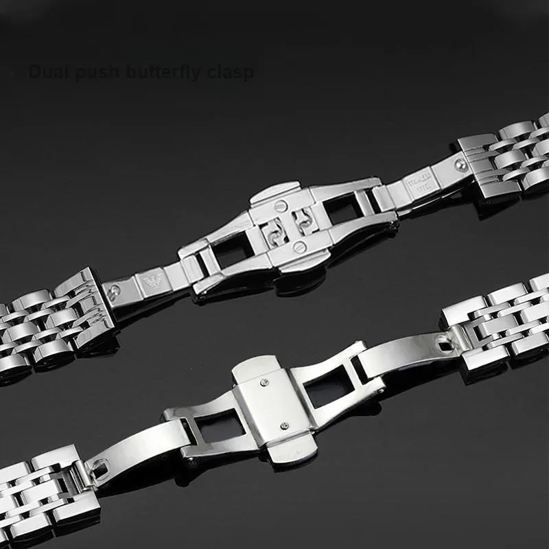 Dasuo Compatible With Armani Compatibility Watch Band Size Matching Stainless Steel Material-1