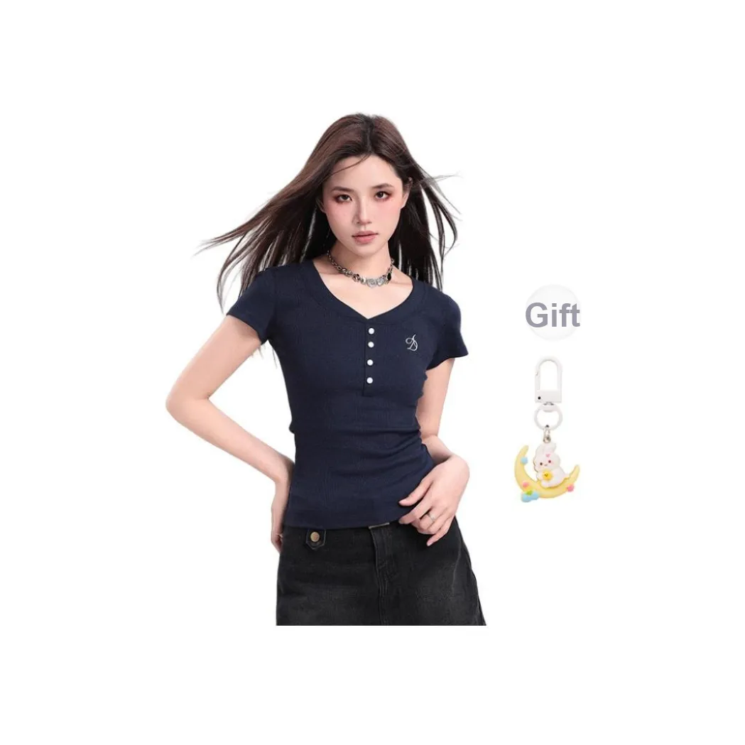Princess Berdele T Shirt Women's Navy Blue