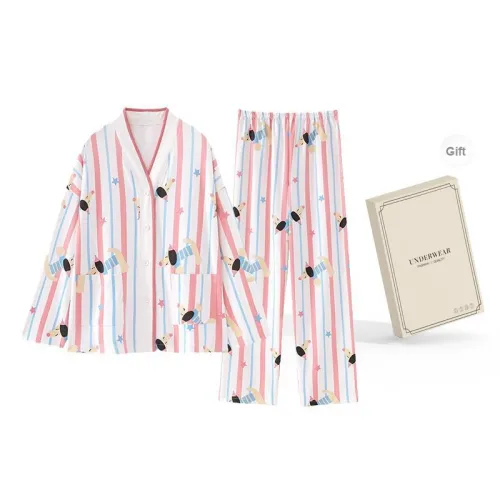 O'MESIK Pajama Set Women's Gift Box Set Pink
