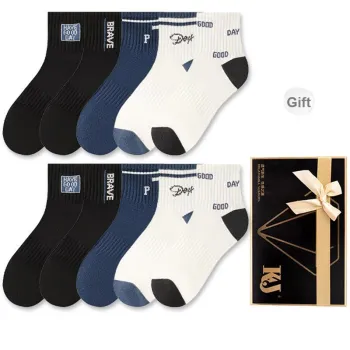 KJ Mid Calf Socks Men's Box 10 Pack