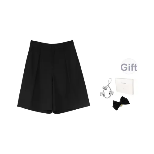 Fstudio Черные Женские Повседневные Шорты