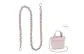 [Crossbody Chain]Pink Leather Chain 100cm