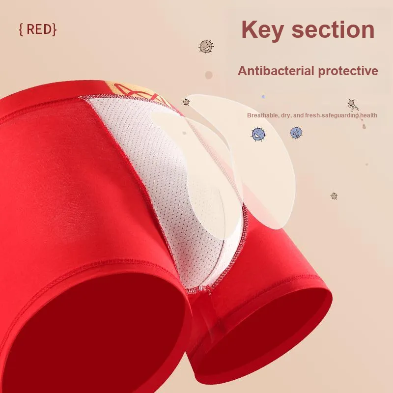 MIIOW Honmei Honmei Series Underpants Men's 2 Pack Red-17